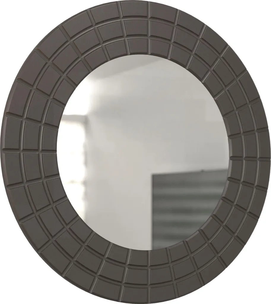 Miroir Rond Fusion Bronze : Solution Déco Murale pour Mur Vide Chic