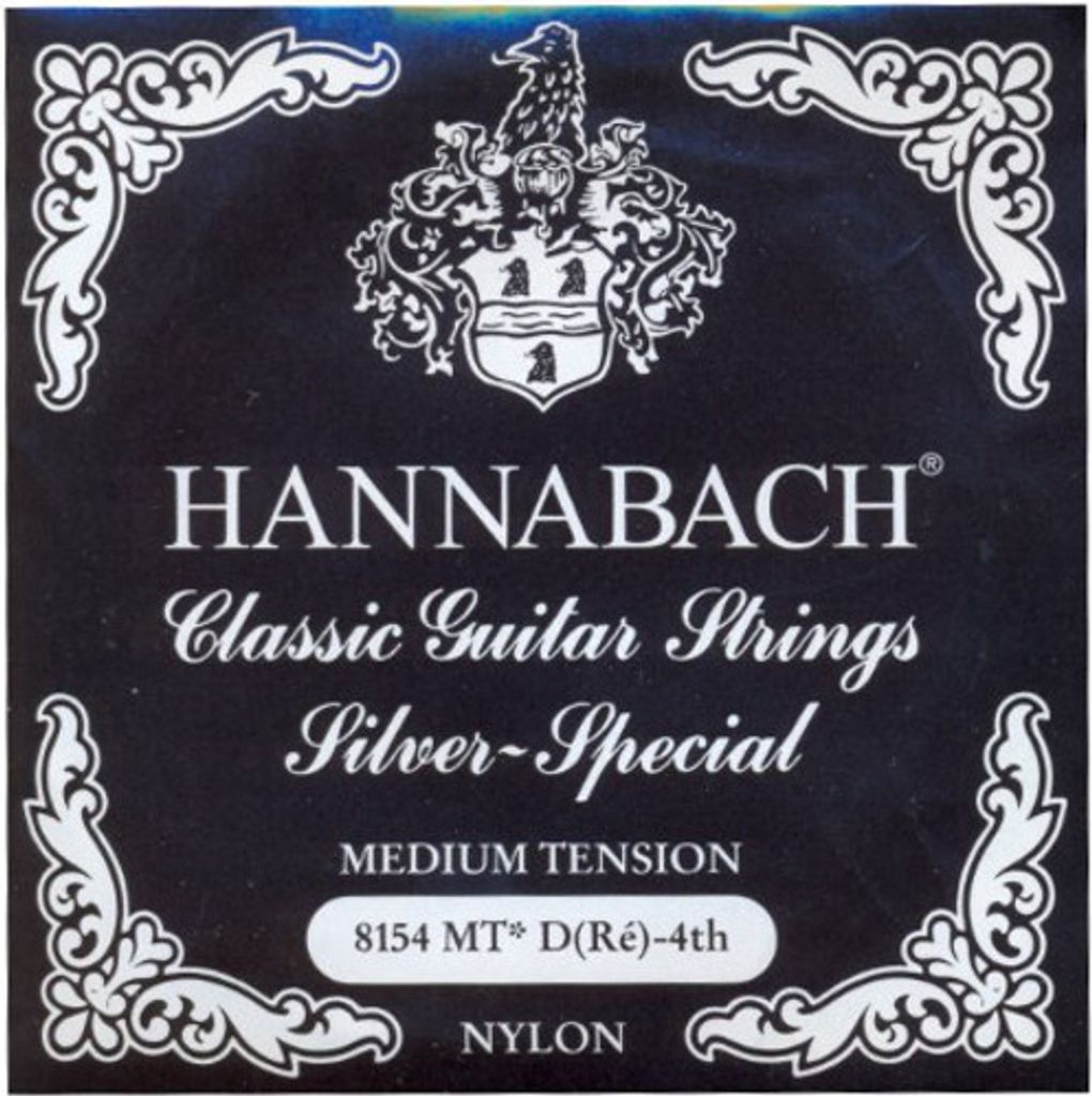 Hannabach 8154MT - d4 - medium (schwarz) Produktbild 