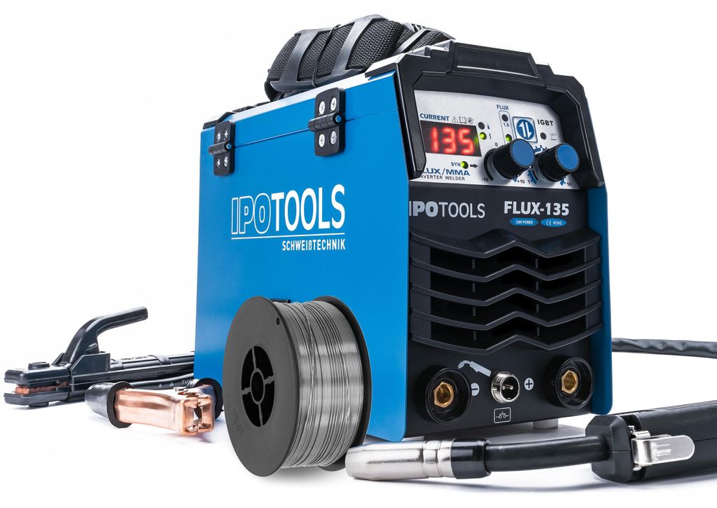 Schweißgerät IPOTOOLS FLUX-135 Schweißgerät mit Zubehör Produktbild 