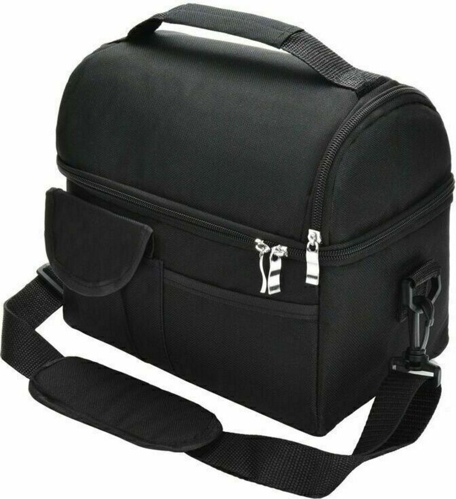 8L Klein Kühltasche Doppeldecker Picknick Camping Lunch Taschen Isoliertasche