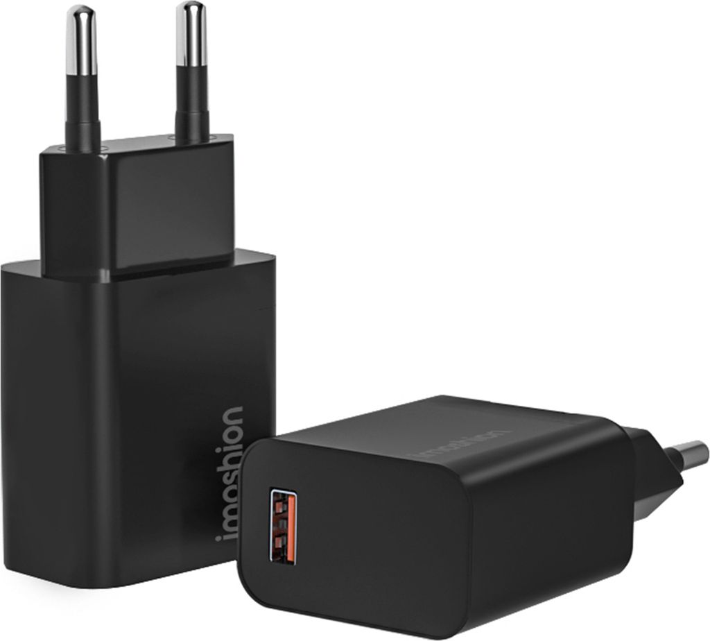 imoshion 18 Watt Ladegerät | USB-A - Schwarz Produktbild 
