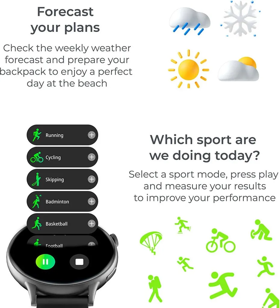 Montre connectée Core 2 AMOLED Noir - Ne manquez plus vos notifications - 5