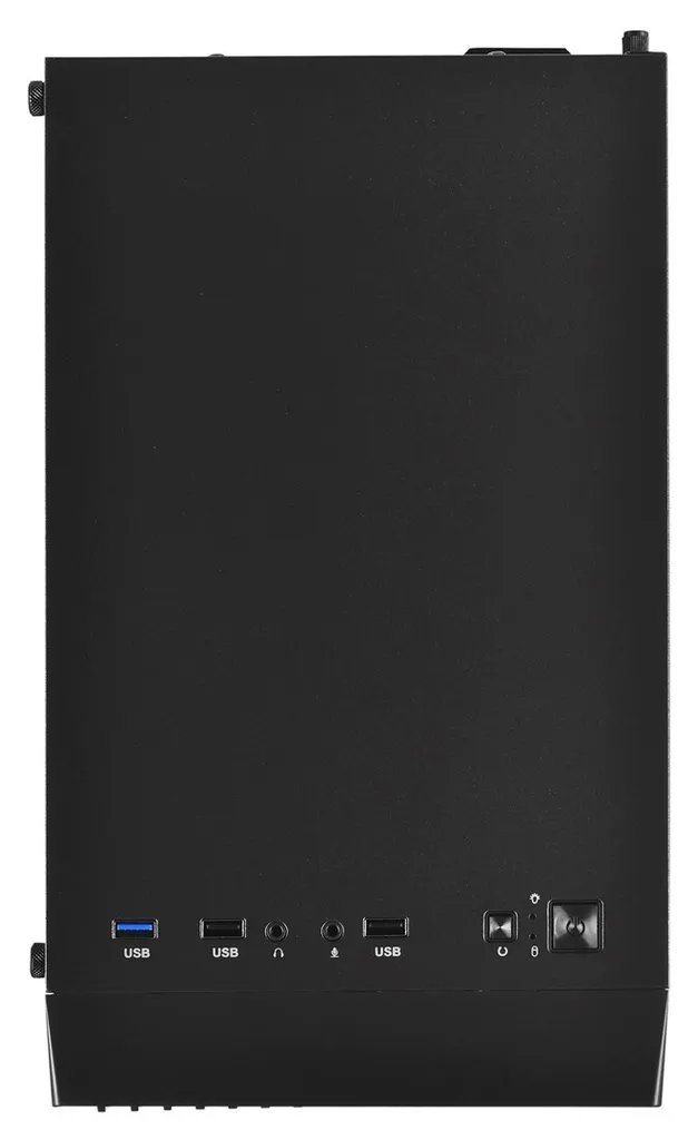 Logic Atos ARGB Boîtier PC Micro-ATX Mini Tour USB 3.0 Châssis Noir - 4