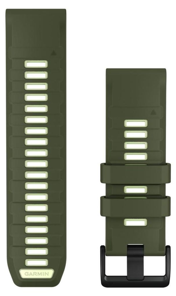 Bracciale QuickFit Garmin in silicone, colore verde Immagine del prodotto 