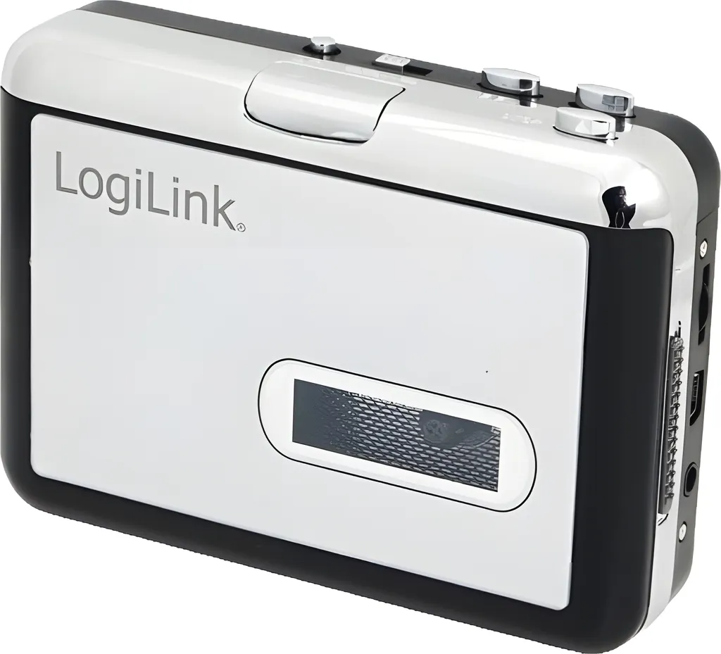 Lecteur de cassettes LogiLink avec connecteur USB UA0156 Noir Argent