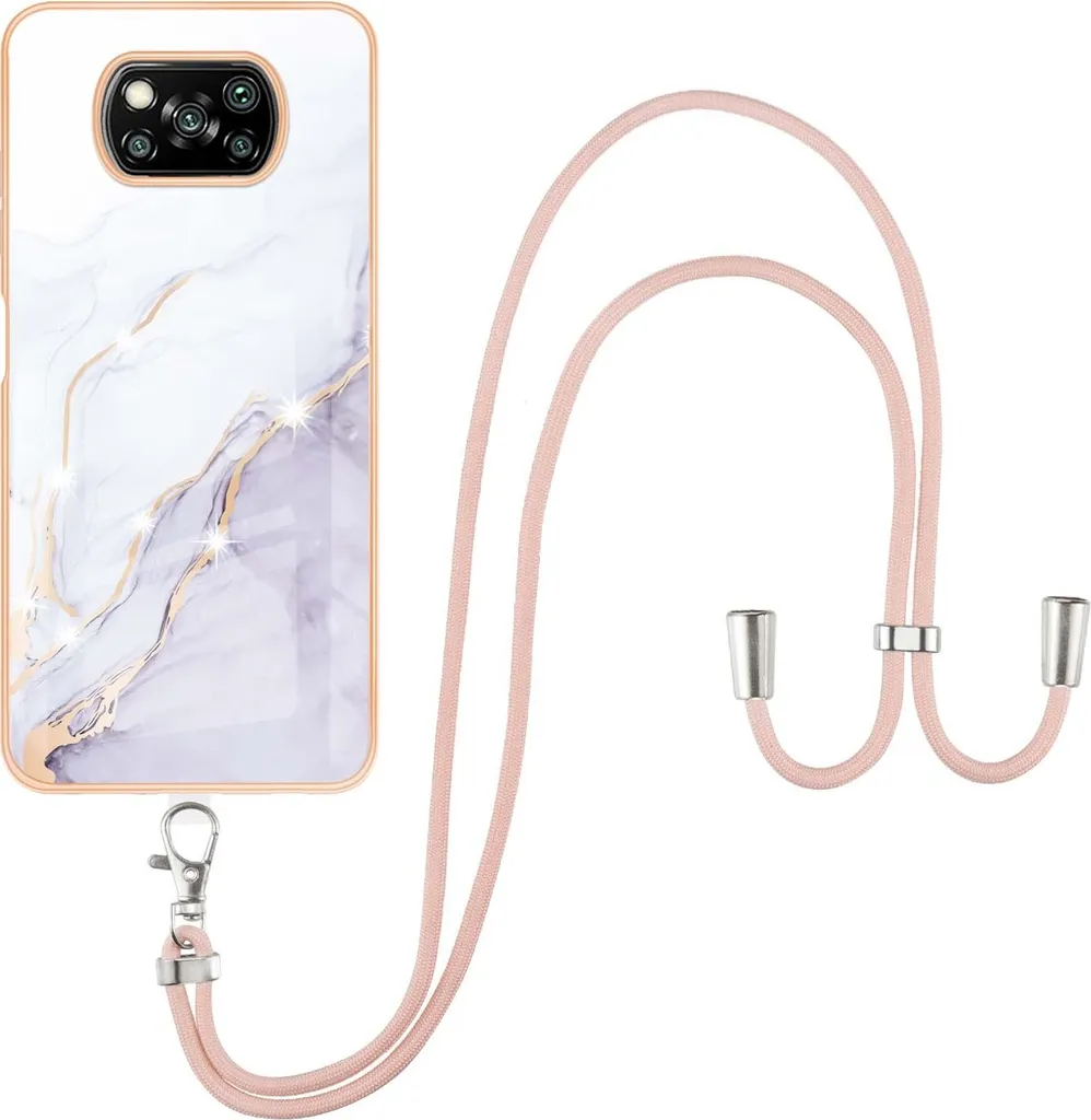 Wishcover Cover Compatible per iPhone 14 Pro,Custodia con Cordino TPU Corda Silicone Case,Custodia Sottile Porta Carte di Credito,Gomma Bumper Cordino