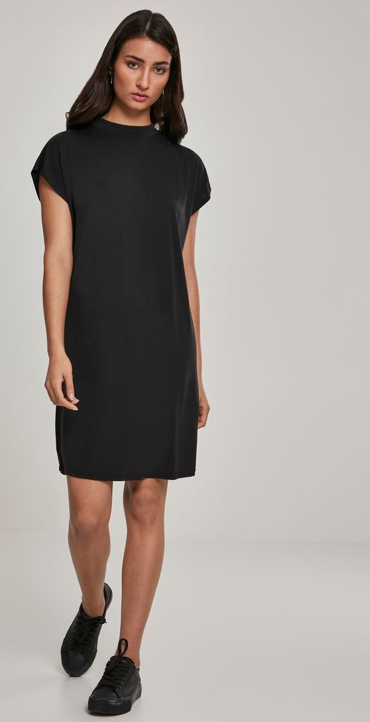 Urban Classics Dámske - MODAL Kleid schwarz - XL Obrázok produktu 