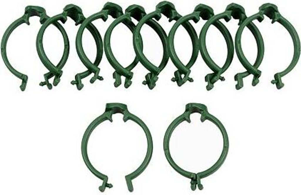 Clip a fibbia per piante per bastoni 10 pz Immagine del prodotto 