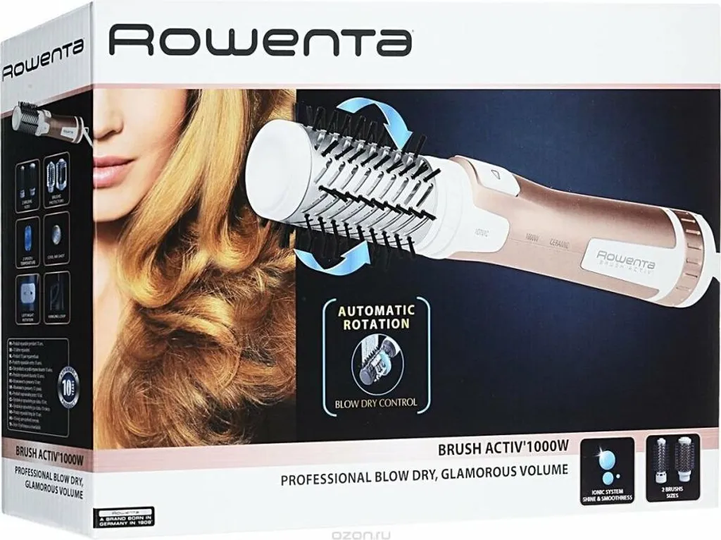 Brosse Soufflante Rowenta CF9520F0 Rotative pour Volume et Brillance Ionic - 6