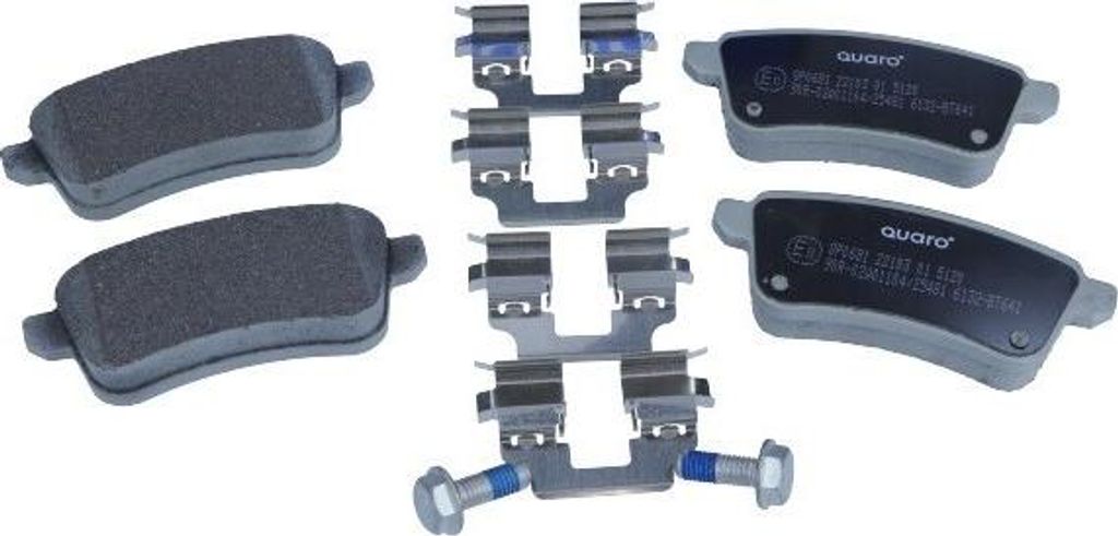 QUARO Bremsbeläge Satz Hinten Bremsklötze für RENAULT Scénic III (JZ0/1) QP0681