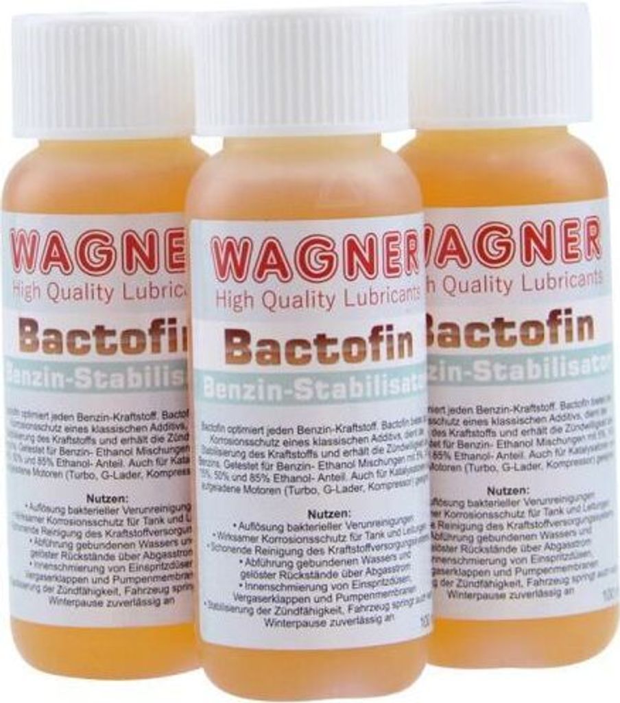 3x100ml Wagner Bactofin Benzínový stabilizátor na ochranu Obrázok produktu 