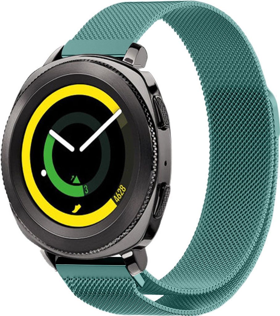 Strap-It Samsung Gear Sport Milanese Armband (Grün)