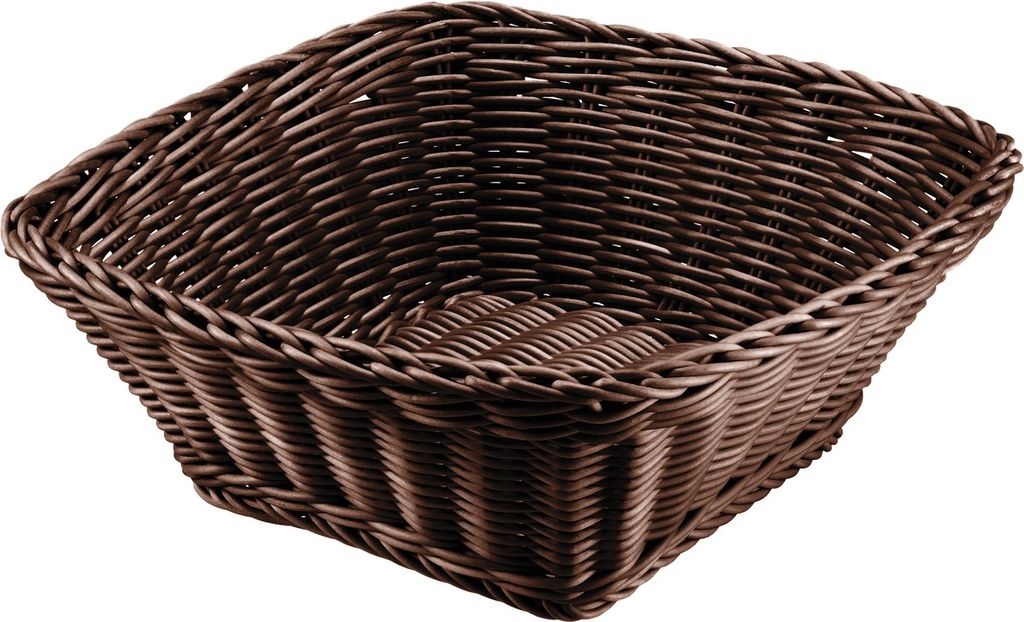 WESTMARK Korb Kunststoff braun 23 x 23 cm