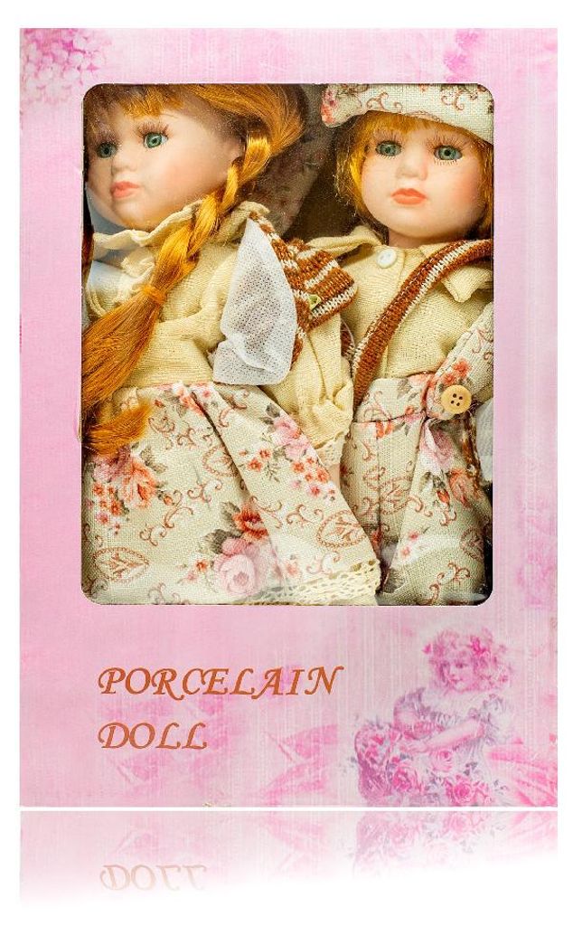 ARÔME Porcelánová bábika 30 cm, 2 ks Obrázok produktu 