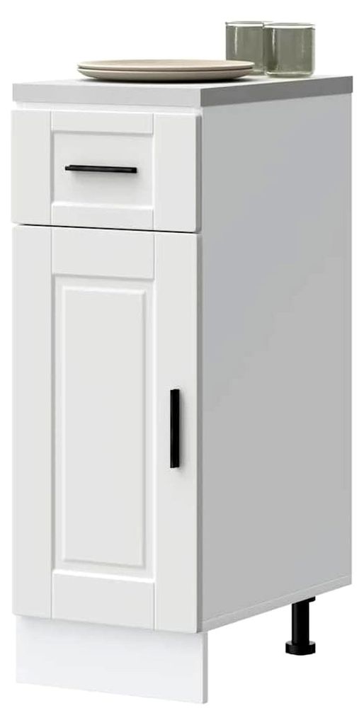 Küchenunterschrank Porto Weiß Holzwerkstoff