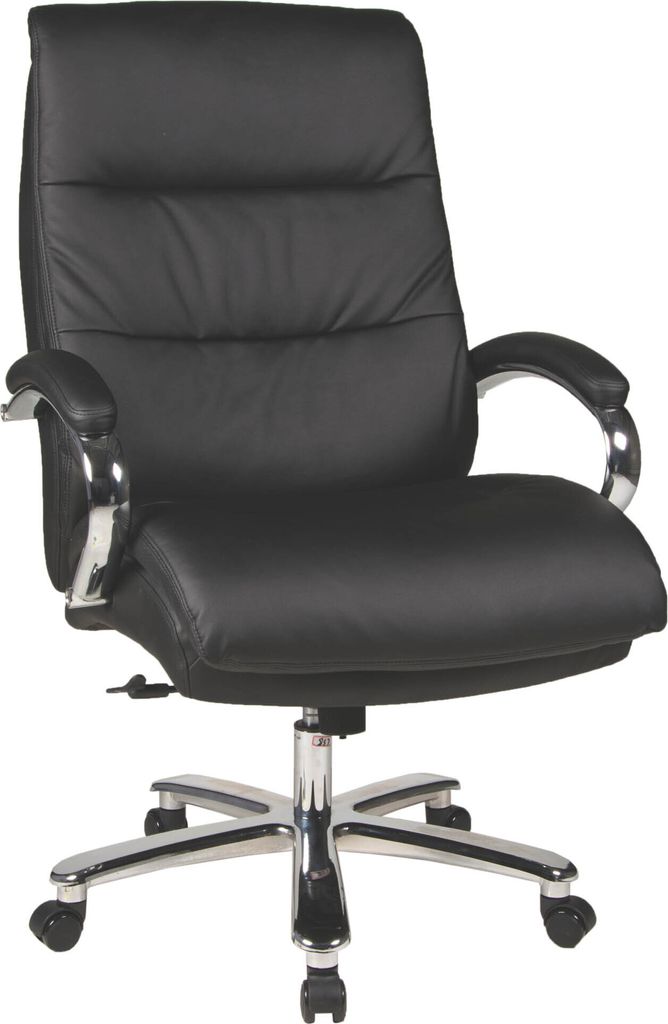 Chefsessel höhenverstellbar FEDERICO von Duo Collection Kunstleder Schwarz | 1