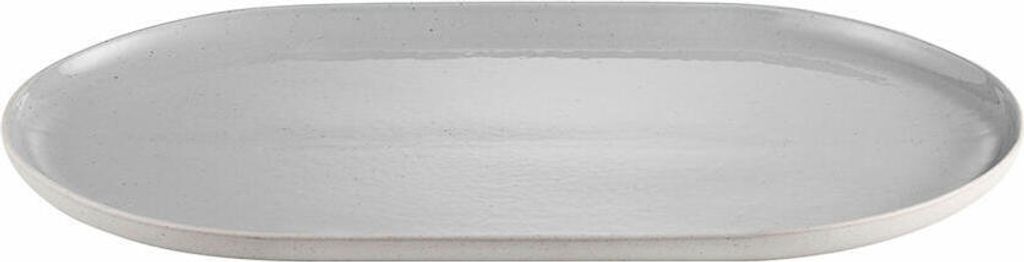 Blomus Servierplatte Sablo, Servierteller, Steingut, Cloud, 40 x 24 cm, 64382