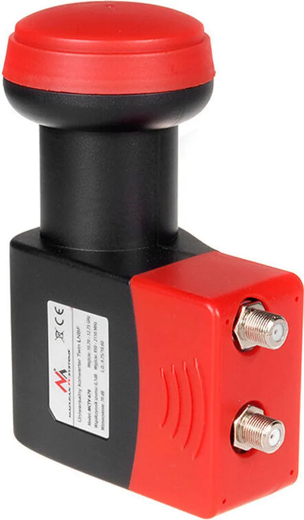 Convertitore SAT TWIN LNBF 0,1 dB SKY 3D Full HD Adatto Digitale Nuovo SwitchTV LNB