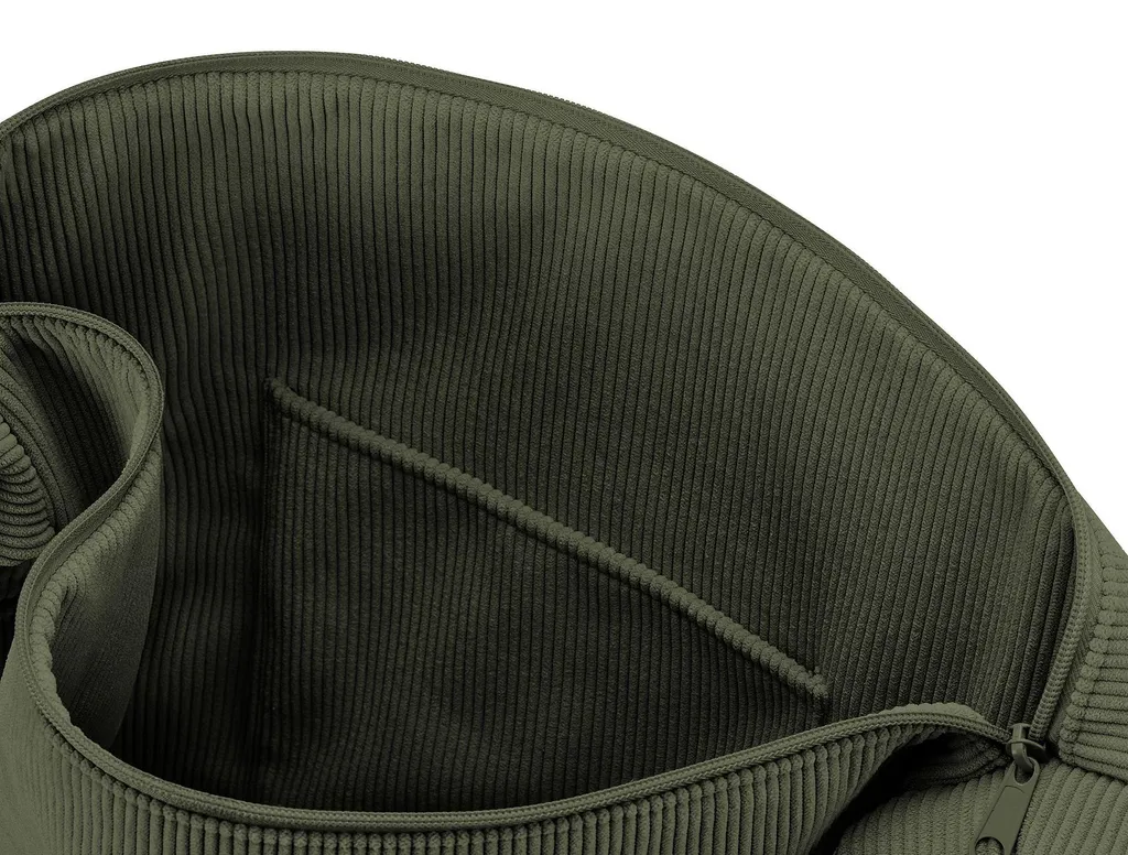 Sac Moonbag Cord Dark Matcha reisenthel : Velours robuste vert sapin - 13