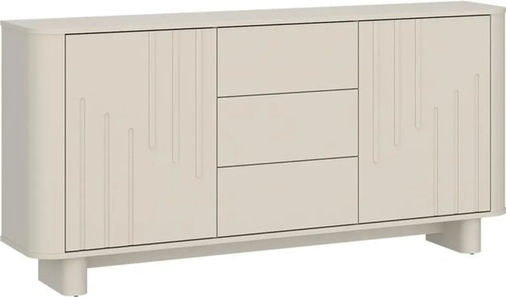 Commode deux-portes Drip anti-poussière - Rangement discret et robuste