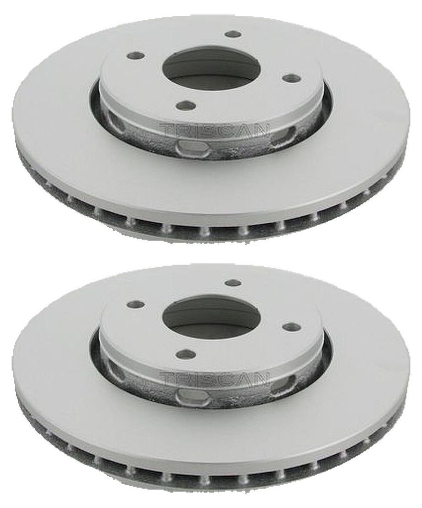 2 Bremsscheiben belüftet Ø 281 mm TRISCAN für u.a. MITSUBISHI COLT