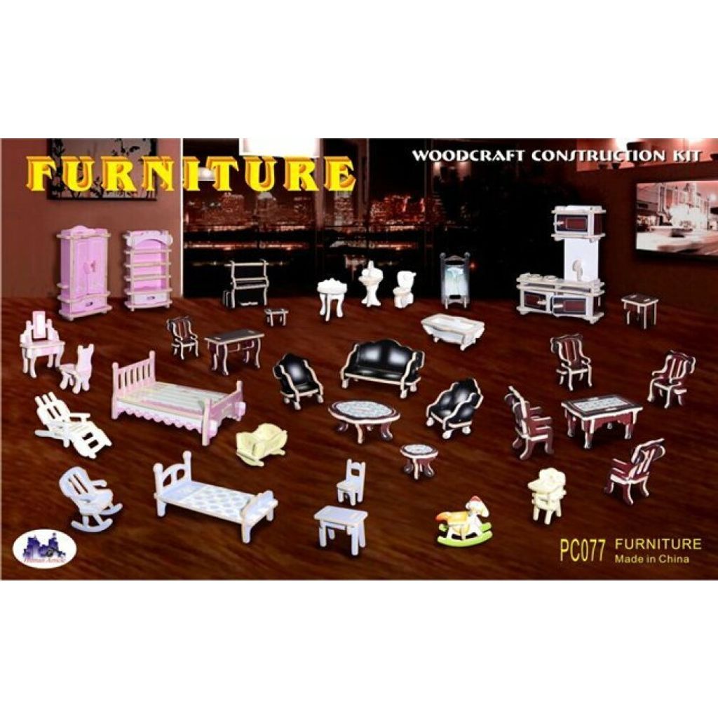WOODEN TOY , WCK 3D Puzzle Phoenix Galerie in Farbe