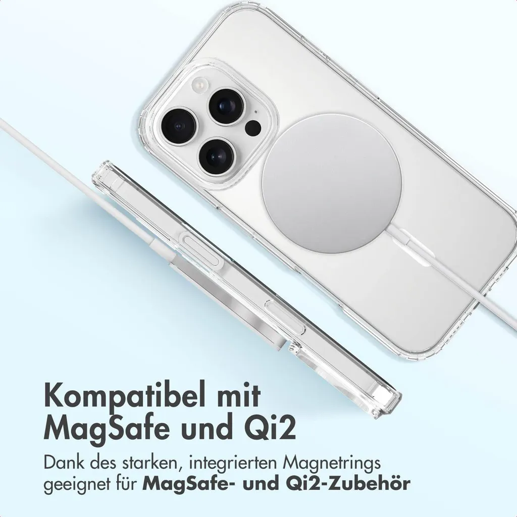 Accezz Xtreme Impact Backcover con MagSafe iPhone 16 Pro - Trasparente - 4