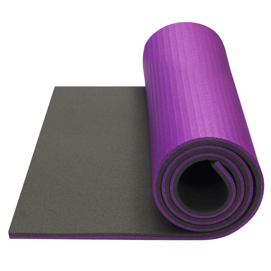 Grand Tapis de Fitness 190 cm pour Exercices au Sol et Gym à la Maison