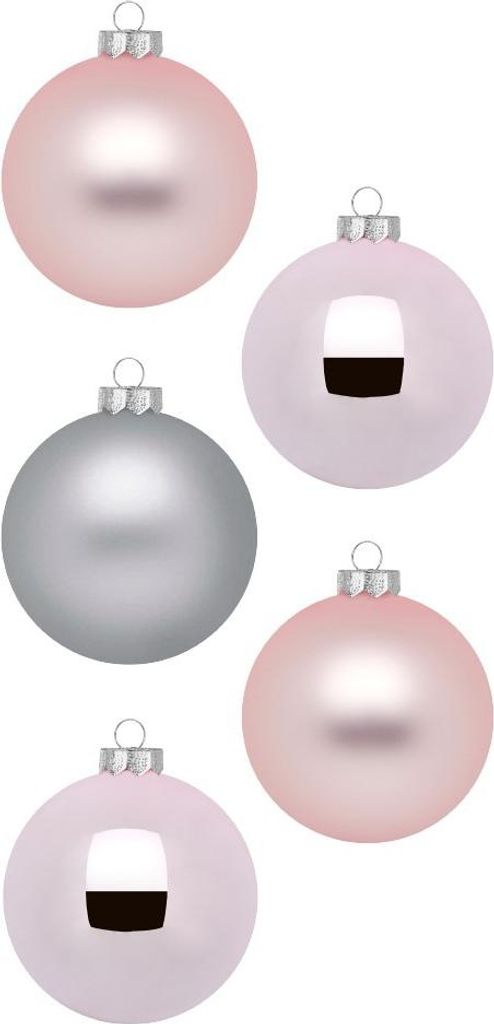 Weihnachtskugeln 36 Stk 4cm Soft Simplicity