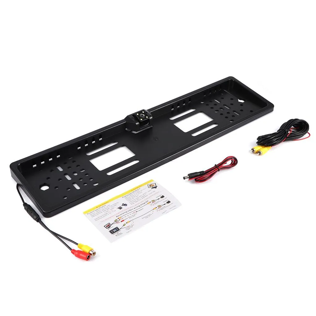 Cornice Targa Europea con Telecamera LED: Visione Notturna IP65