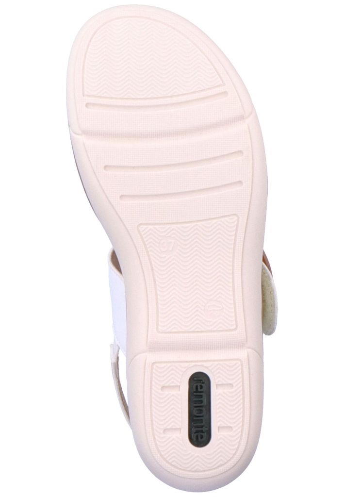 Remonte Damen Sandale schick und strapazierfähig mit Klettverschluss R6853, Größe:41 EU, Farbe:Weiß