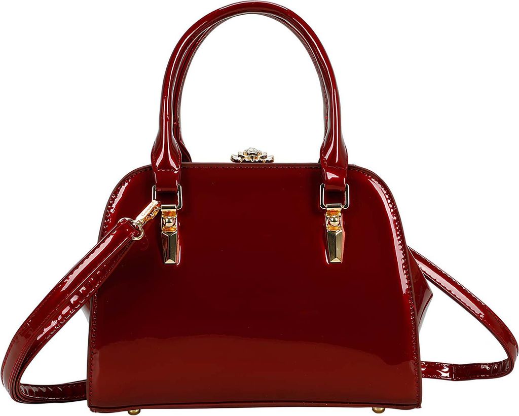 Gallantry, Abendtasche Lack mit Perlenbesatz und Produktbild 