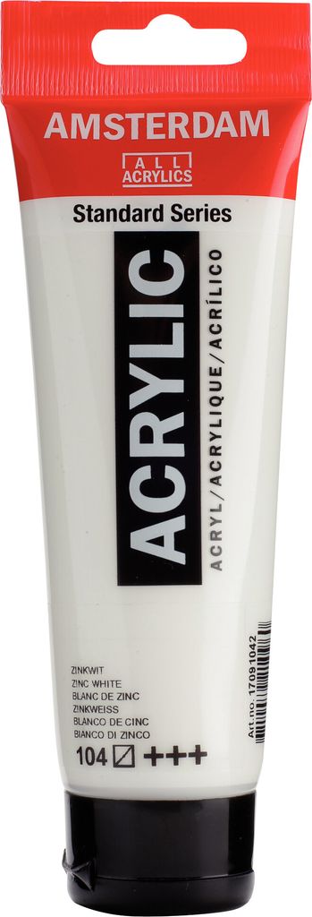 Amsterdam 17091042, Biały, Farba akrylowa, 120 ml Zdjęcie produktu 