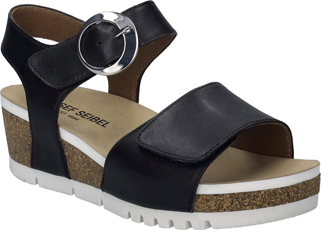 Josef Seibel Keilsandaletten Damen 32303434353436 Schwarz 40 EU