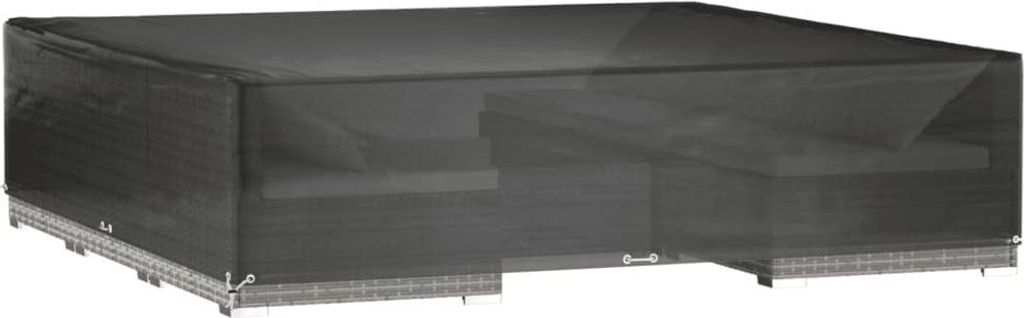 vidaXL Obal na záhradný nábytok 16 očiek 240x240x55 cm Obrázok produktu 