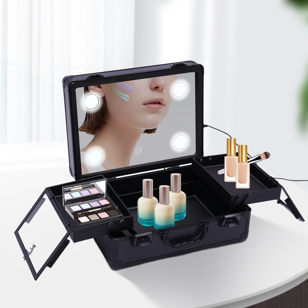 Makeup Train Case - Kosmetický organizér Makeup Case s Obrázek produktu 5