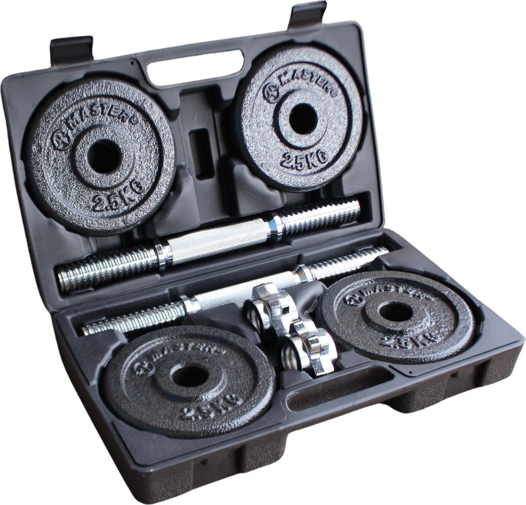 Hantelset MASTER im Koffer 2 x 10 kg