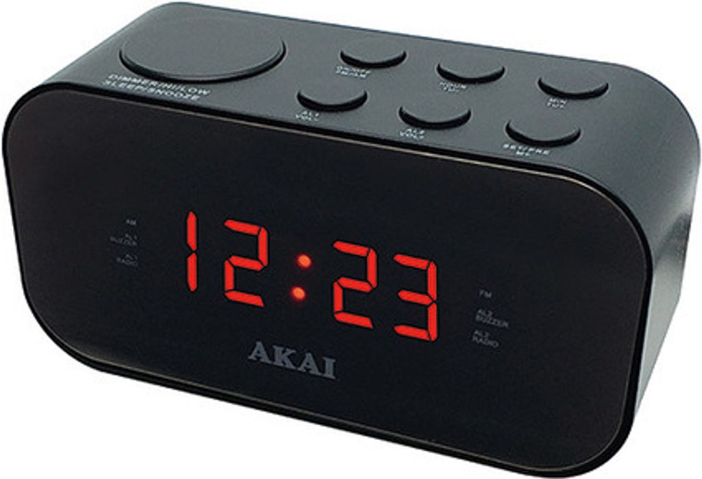 Akai ACR-3088, Uhr, Digital, AM, FM, 87,5 - 108,5 MHz, 522 - 1620 kHz, LED