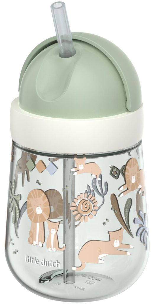 Mepal Mio rietjesbeker 300 ml Little Dutch - Safari Friends Productafbeelding 