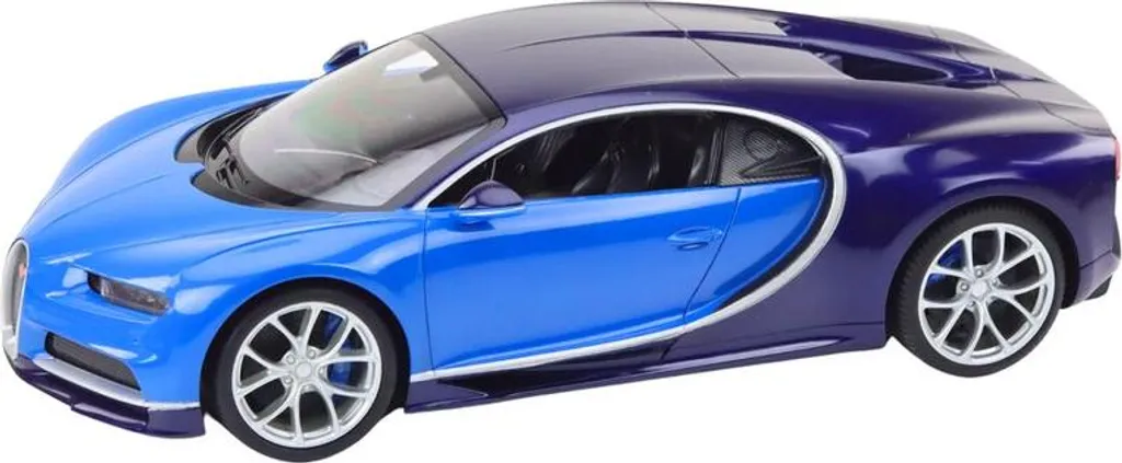 Bugatti Chiron Télécommandée 1:14 - Design Bleu Sport et Phares à LED