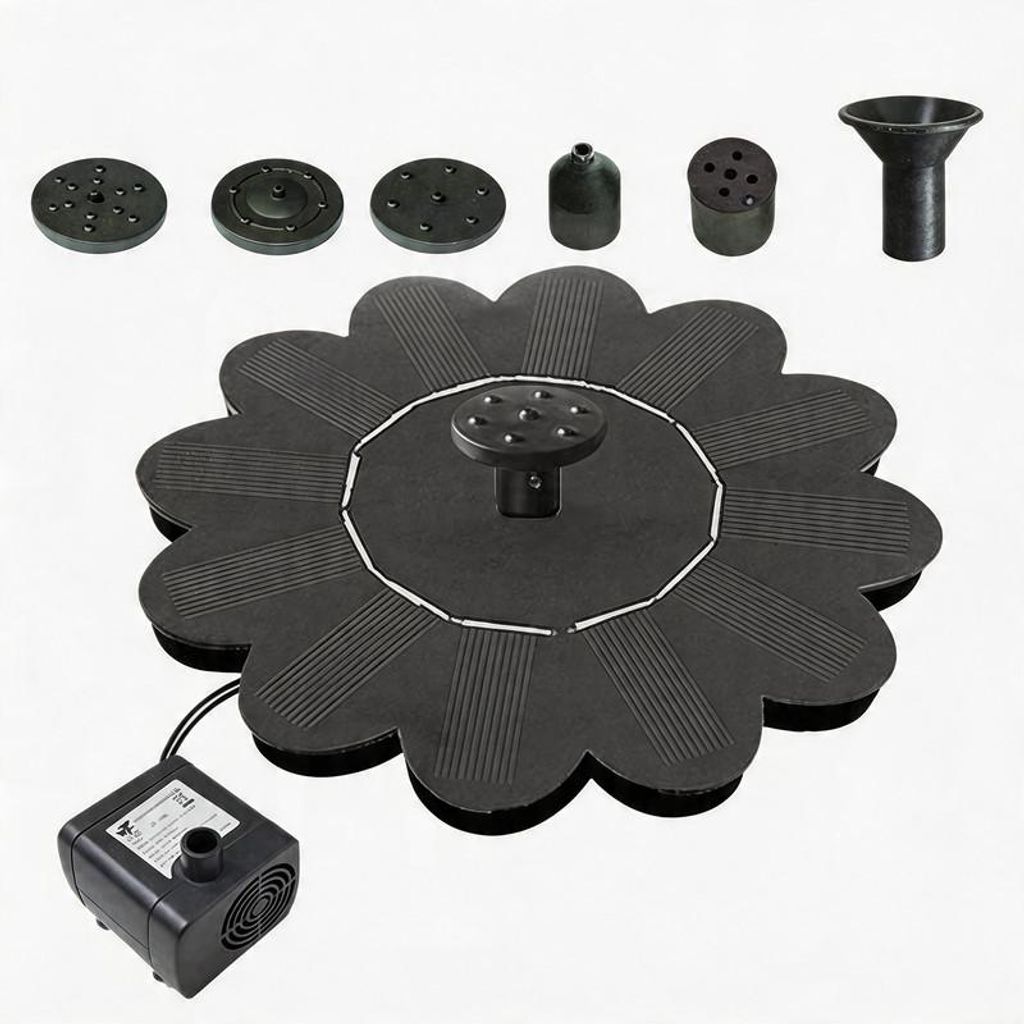 Solar Springbrunnen 4W schwimmend – Solar Brunnen Pumpe für Produktbild 