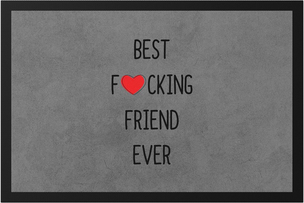 Best Friend Fußmatte Dankeschön Geschenkidee Beste Freundin Bester Freund Freundschaft Fürs Leben Liebe