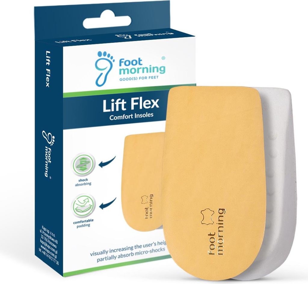 Schafsfell Ferse Heber - Foot Morning Lift Flex - Größe 38/40 EUR