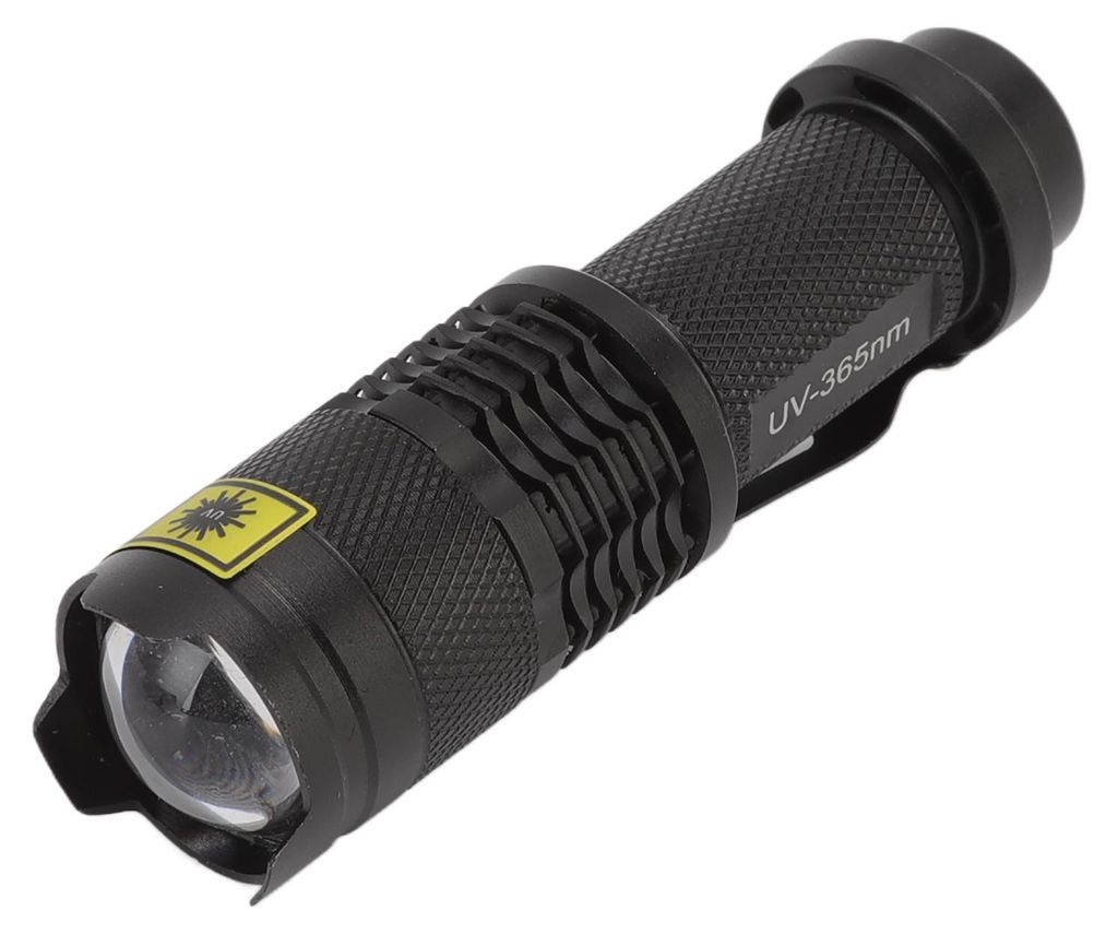 UV-Taschenlampen, wasserdicht, batteriebetrieben, stoßfestes Aluminium, 365 nm, UV-Taschenlampe, Katzen-Urin-Detektor-Licht