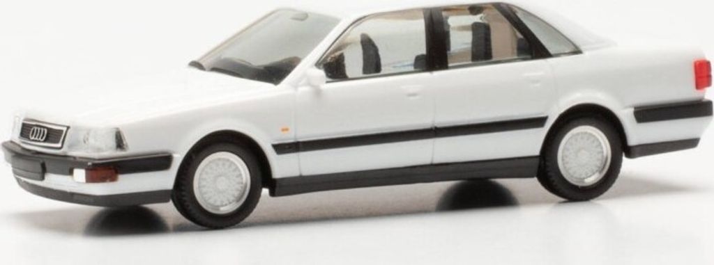 AUDI V8 mit weißen BBS-Felgen, HER023962-002, Maßstab1/87, HERPA