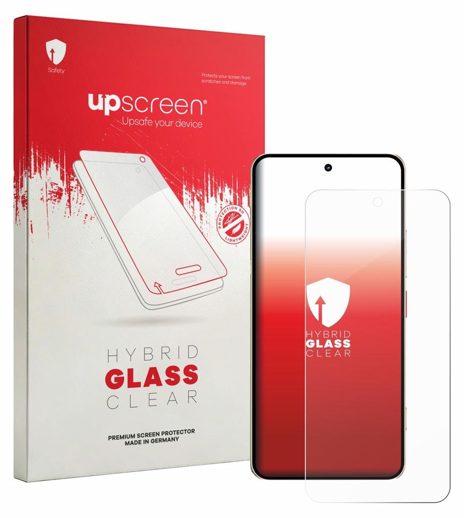 upscreen Schutzglas für ZTE Nubia Focus 2 Ultra Schutzfolie Panzer Folie Glas Display Schutz klar