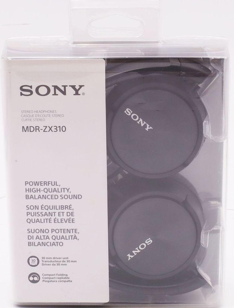 Sony MDR-ZX310B Schwarz Produktbild 2