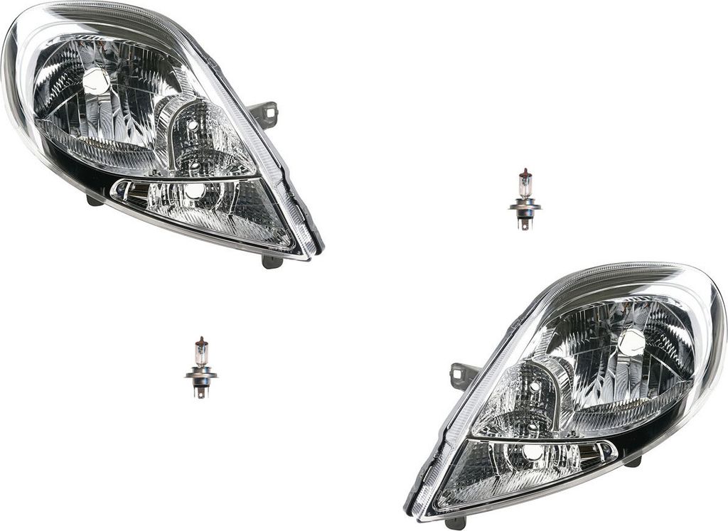 Johns, Scheinwerfer Halogen passend für Nissan Primastar 09/06- mit H4 Set Links Rechts 4417502 2606000Q0F 8200701354 4416821 8200519785 93857662 ...