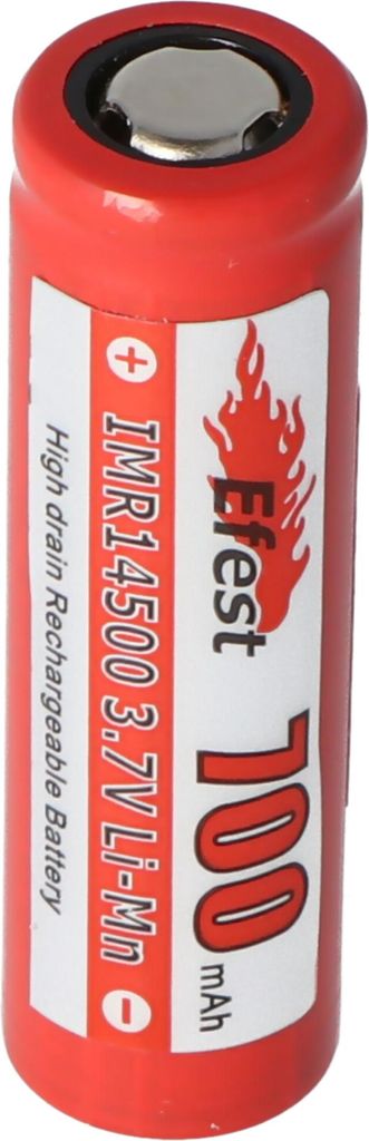 Efest IMR 14500 V1 - 700mAh 3,7V ungesicherter Li-Ion-Akku Produktbild 