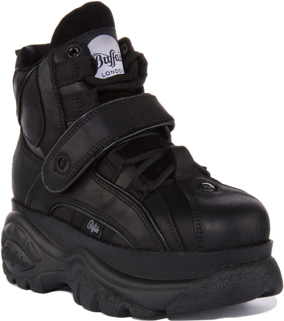 Buffalo 1348 14 2.0 Schnür Mid Hook  und Loop Damen Leder Produktbild 